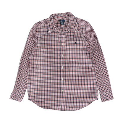 Multi Check Long Sleeve Button Down