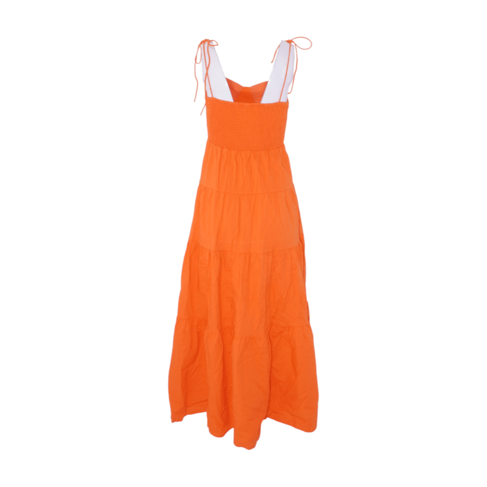 WAYF Orange Midi Dress – Image 2