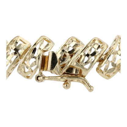 14K Yellow Gold Chain Bracelet
