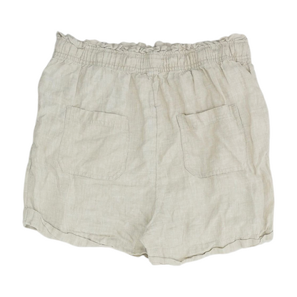 Beige Solid Chino Shorts