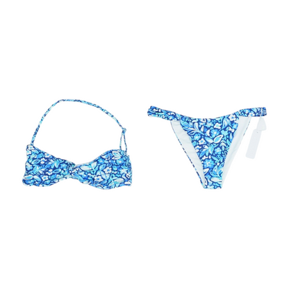 Blue Floral Two-Piece
