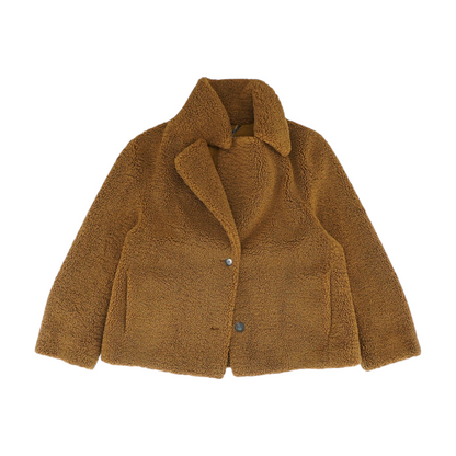 Brown Solid Jacket