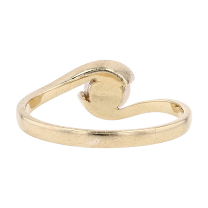 9K Yellow Gold Cultured Pearl Fashion Ring
