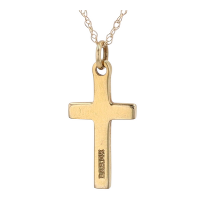 14K Yellow Gold Cultured Pearl Pendant Necklace