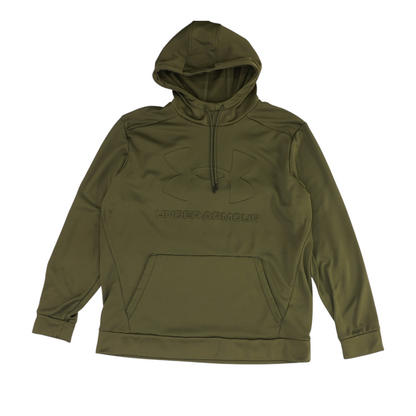 Green Solid Hoodie Pullover