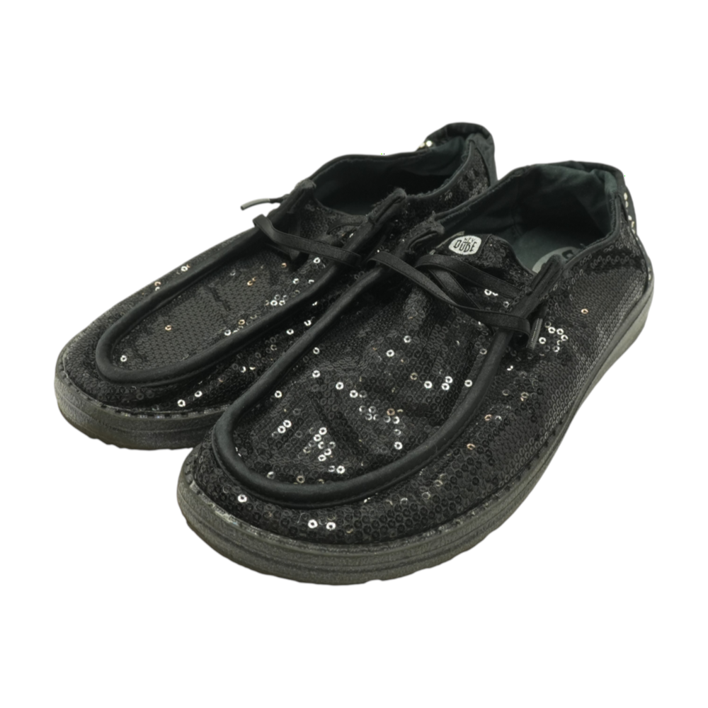 Hey Dude Black Slip-On Flats – Image 2