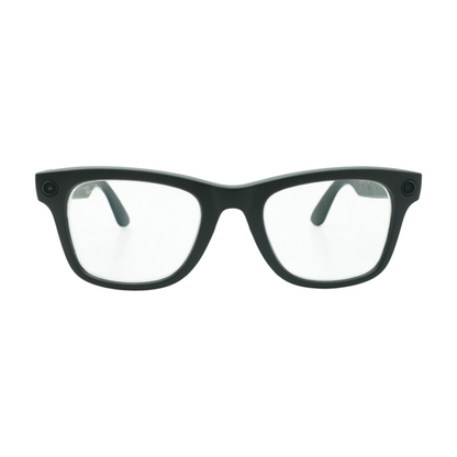 Black Wayfarer Smart Glasses