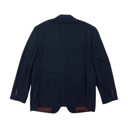 Navy Solid Suit Jacket