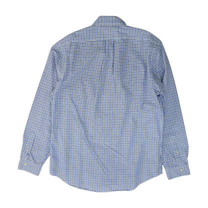 White Check Long Sleeve Button Down