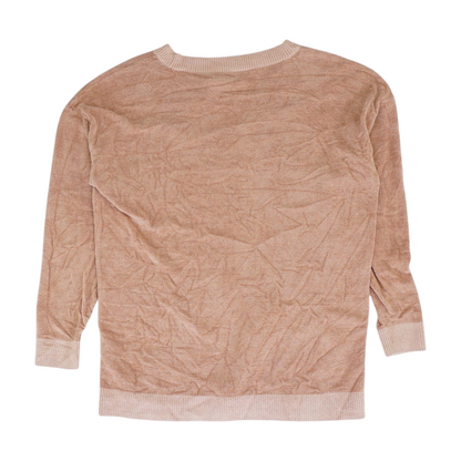Pink Solid Sweatshirt Pullover