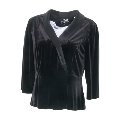 Black Solid Blazer