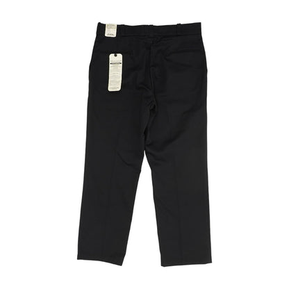 Navy Solid Dress Pants