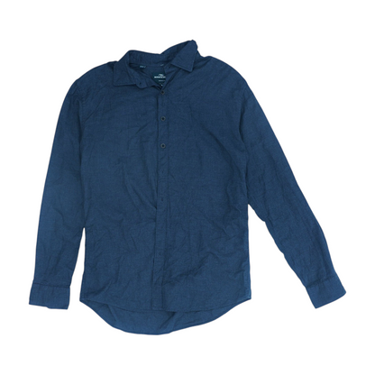 Charcoal Solid Long Sleeve Button Down