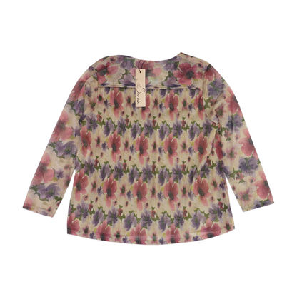 Gold Floral Blouse