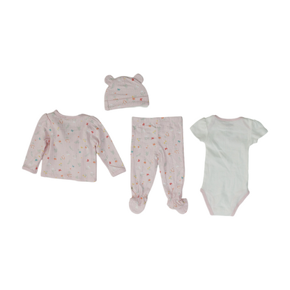 Pink Floral Long Sleeve Set
