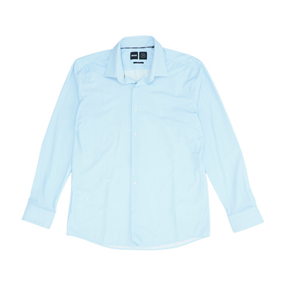 Blue Striped Long Sleeve Button Down