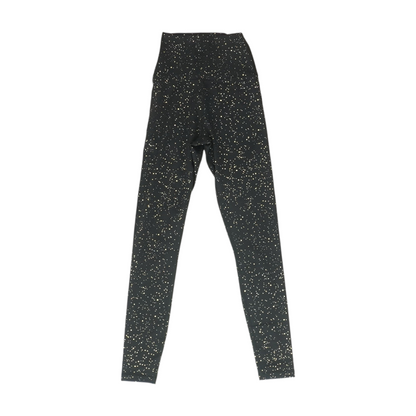 Black Polka Dot Active Leggings