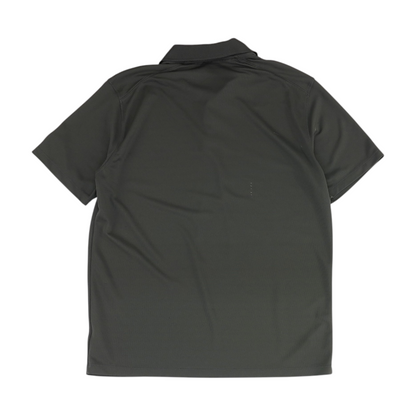 Charcoal Solid Short Sleeve Polo