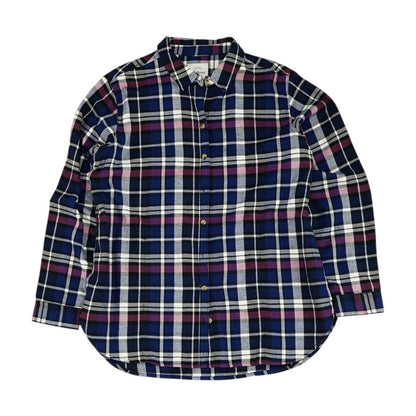 Multi Plaid Long Sleeve Button Down