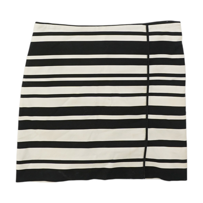 Black Striped Mini Skirt