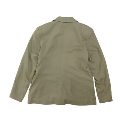 Green Solid Blazer