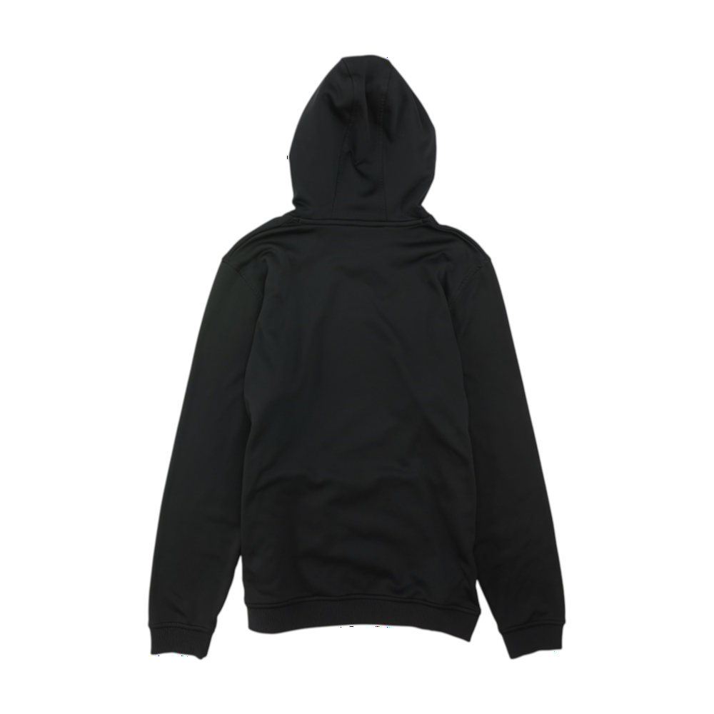 Black Solid Hoodie Pullover