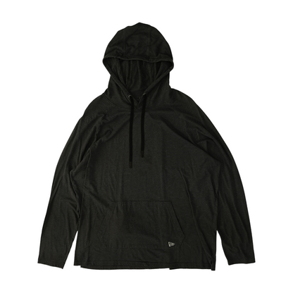 Gray Solid Hoodie Pullover