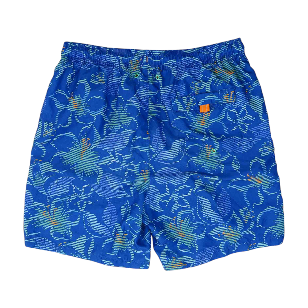 Blue Graphic Swim Bottom