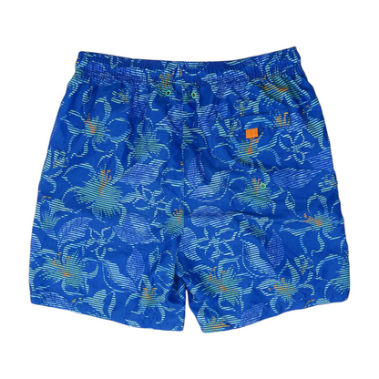 Blue Graphic Swim Bottom