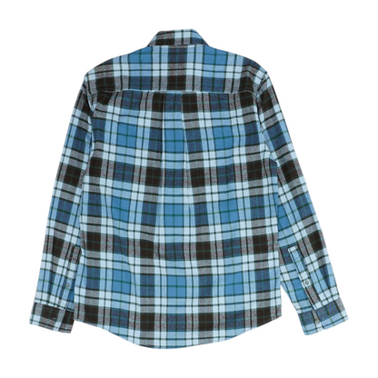 Blue Plaid Flannel Button Down