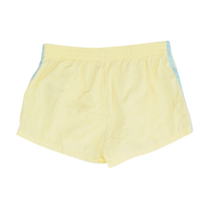 Yellow Solid Active Shorts
