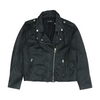 Black Plus Size Solid Jacket
