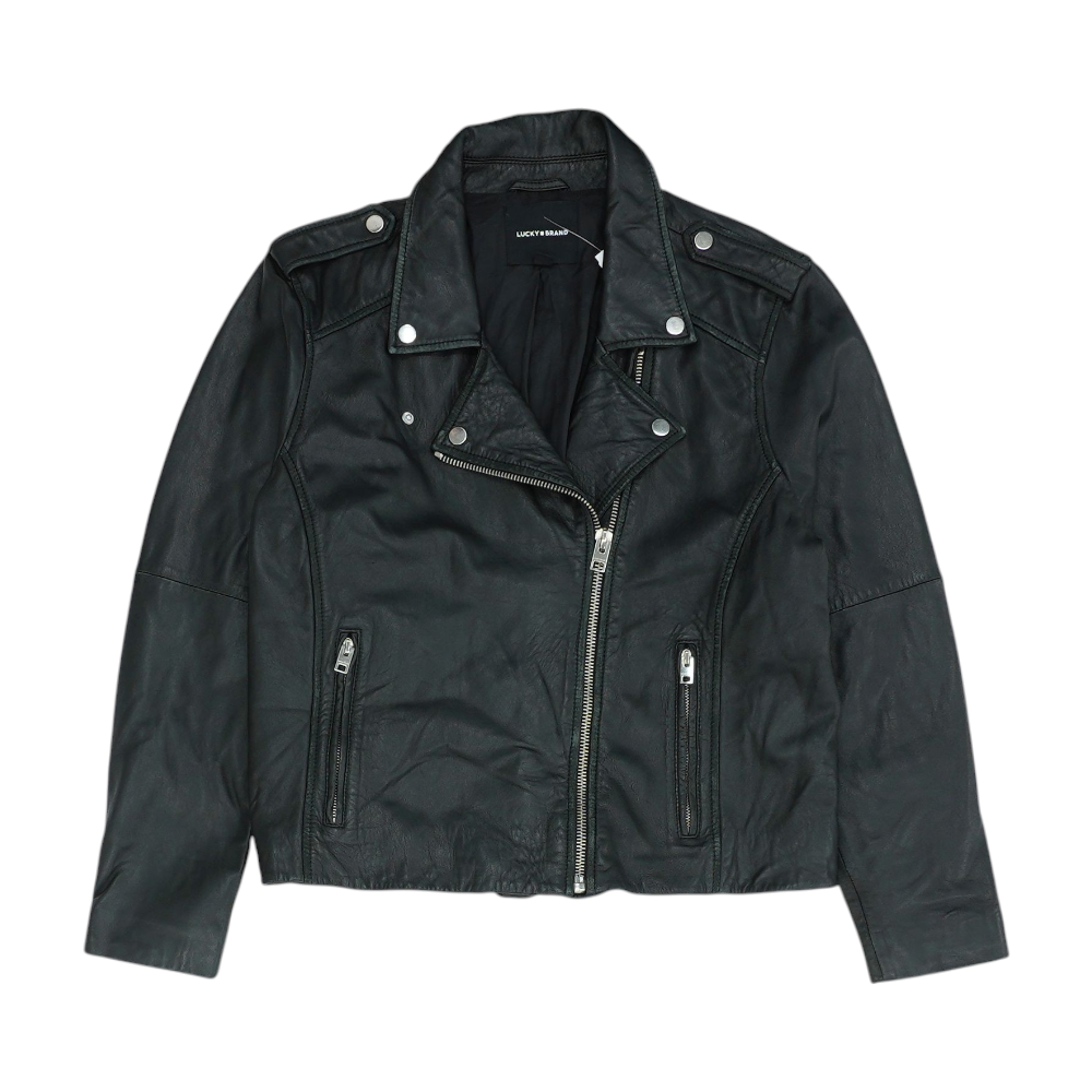 Black Plus Size Solid Jacket