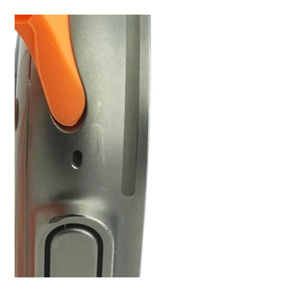 49mm Ultra Titanium Smartwatch Orange Band M/L