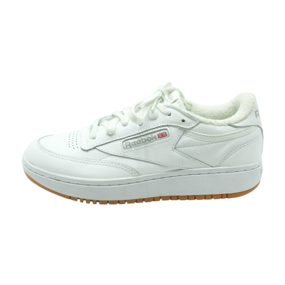 White Low-Top Athletic Shoes