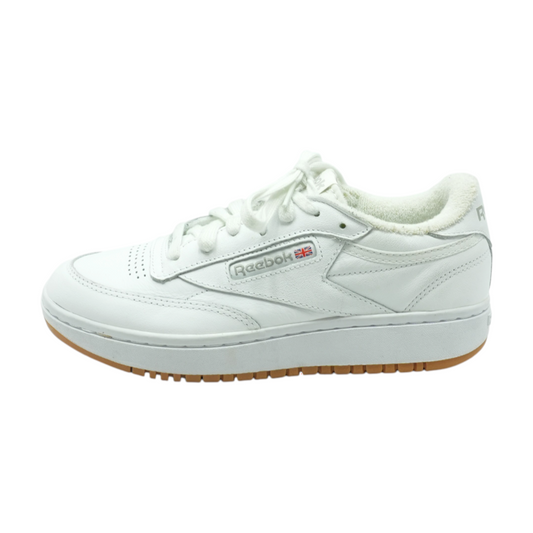White Low-Top Athletic Shoes