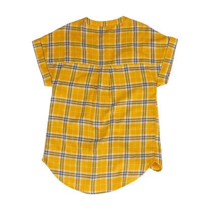 Yellow Plaid Button Down