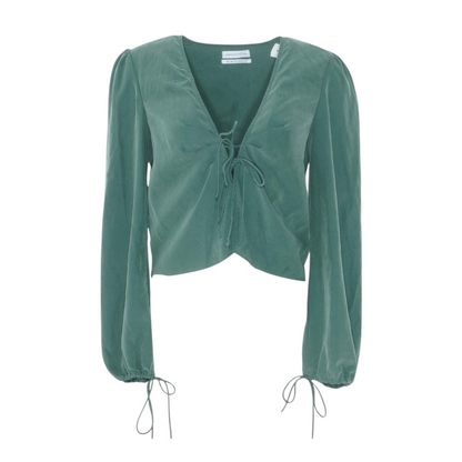 Green Cardigan Sweater