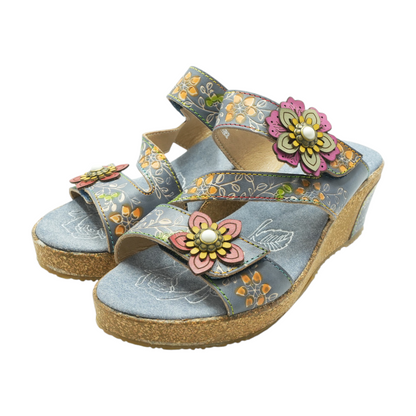 Navy Sandals
