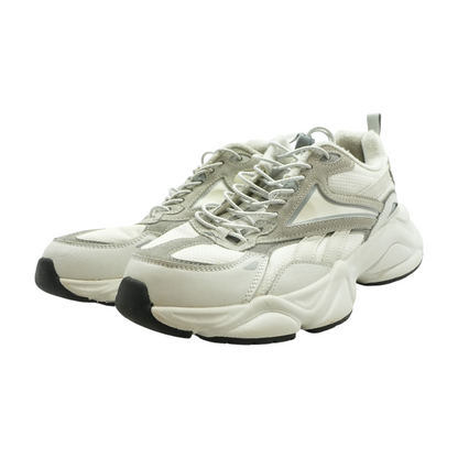 White Low-Top Athletic Shoes