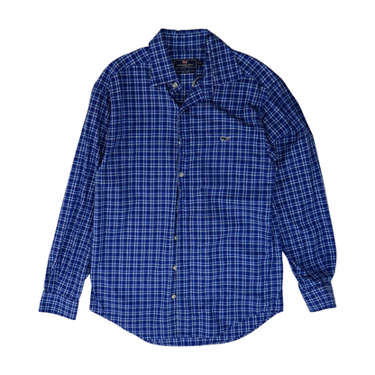 Blue Check Long Sleeve Button Down
