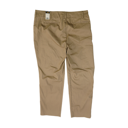 Tan Plus Straight Pants