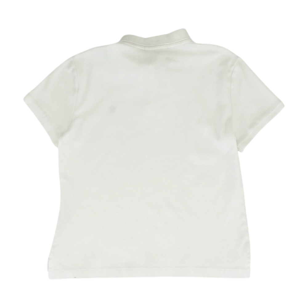 White Short Sleeve Polo