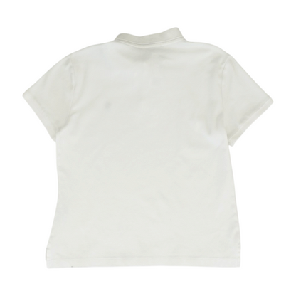 White Short Sleeve Polo