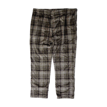 Brown Plaid Pajama Bottom