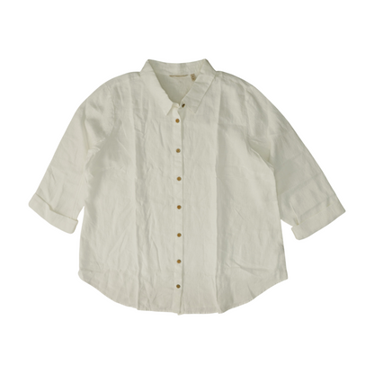 White Plus Button Down