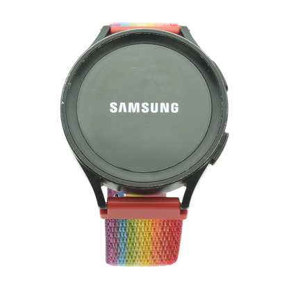 45mm Galaxy Watch5 Pro Black Smartwatch Rainbow Band Small
