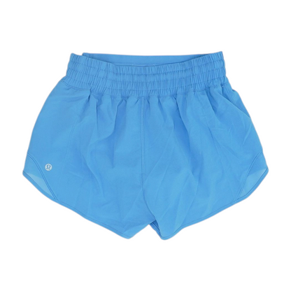 Blue Solid Active Shorts