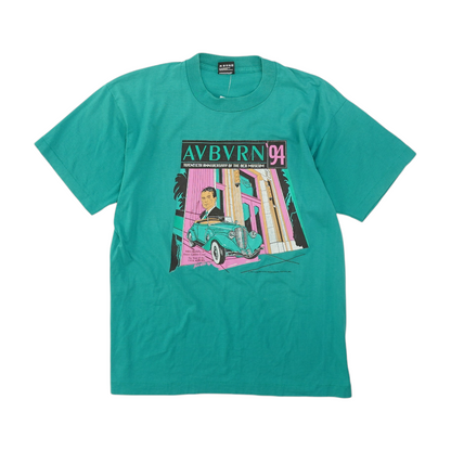 Vintage 1994 Auburn Teal Solid T-Shirt
