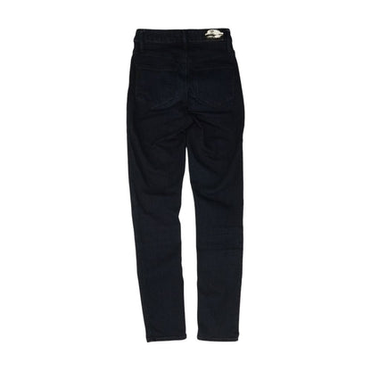 Navy Mid Rise Skinny Leg Jeans